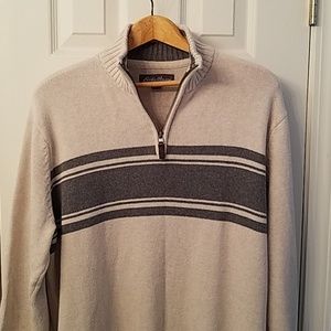 Eddie Bauer Quarter Zip Sweater - Men's L